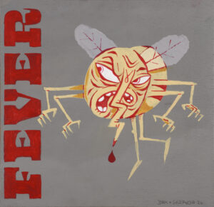 Artefacts of Significance: Found wood signage “Fever Dream”